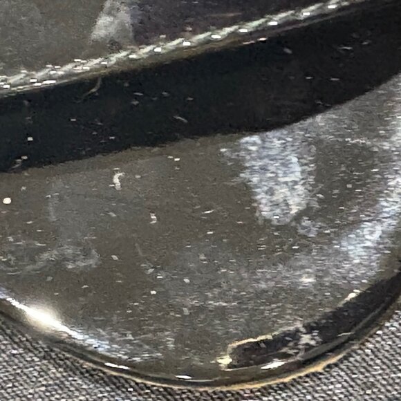 Stuart Weitzman Lineone Black Patent Leather Wedge Size 7 - Picture 10 of 10